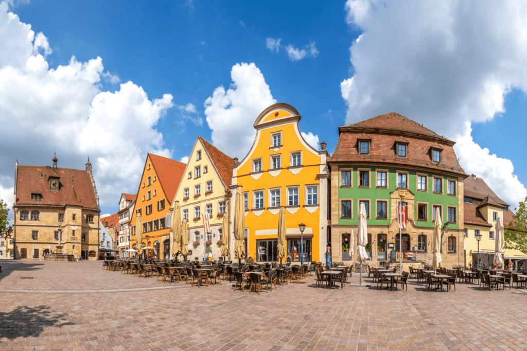 Marktplatz in der Weißenburger Altstadt